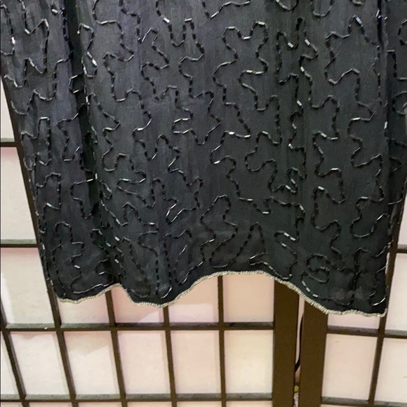 Parisian Room Silk Sequin & Beaded Dress Size 12 - Picture 5 of 8